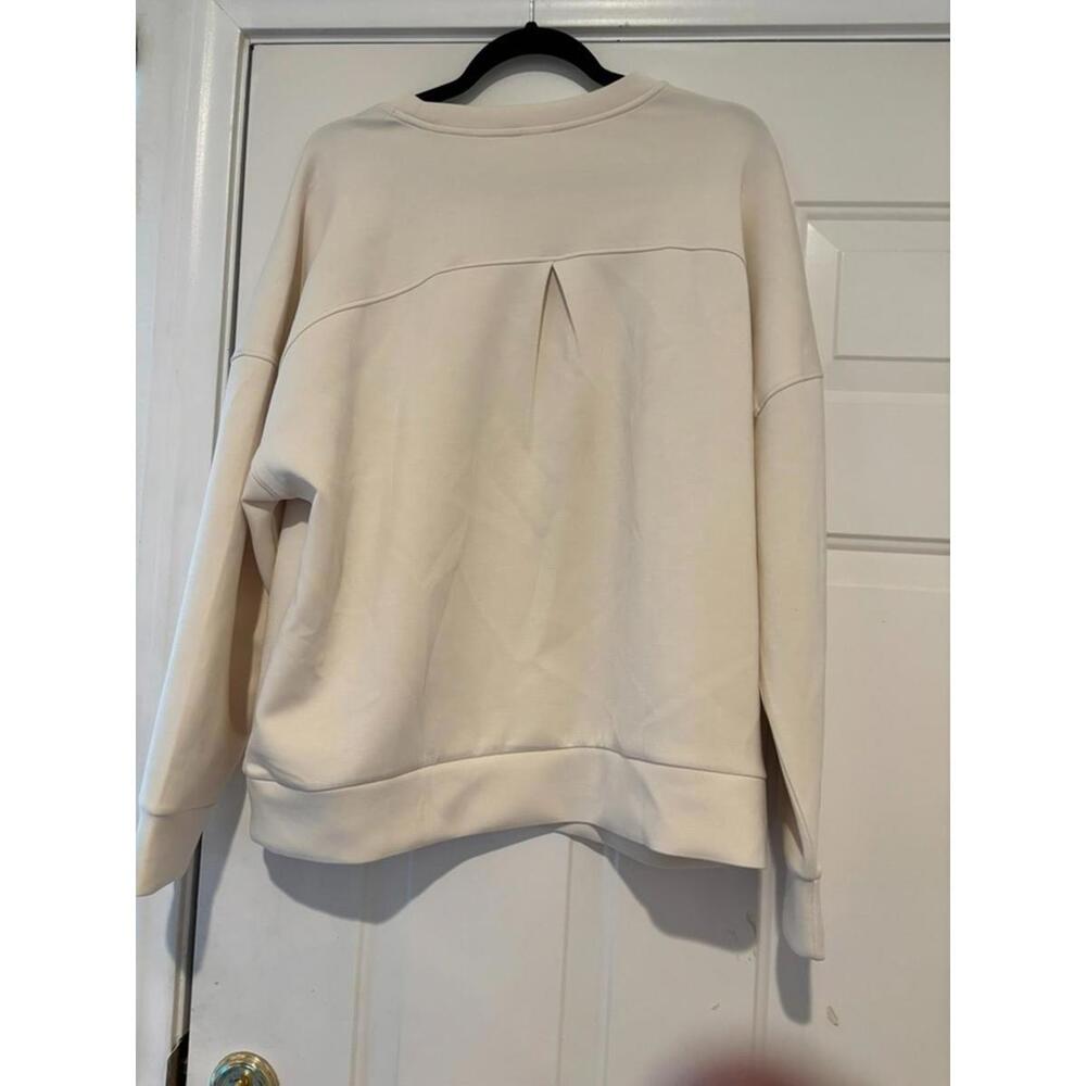 Womens sz XL‎ cream Member's Mark sweatshirt new#413